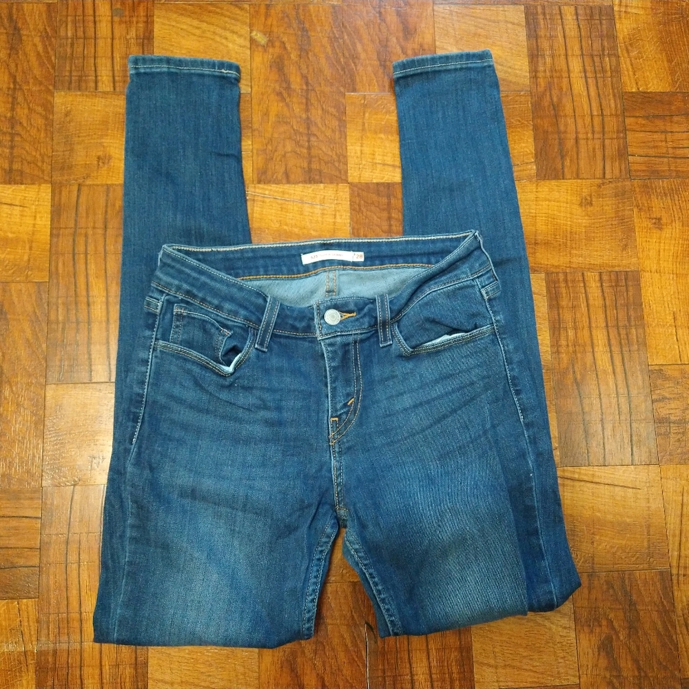 Levi's 535 Super Skinny Blue Jeans Women's Size 28